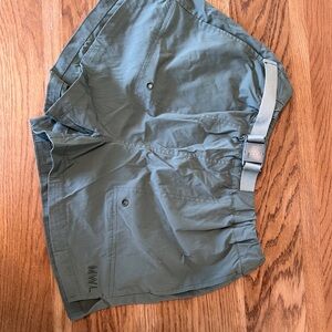 Madewell Green Hiking Shorts